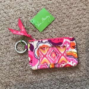 Vera Bradley Zip ID Case in Clementine